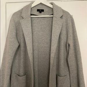 Banana Republic Grey Sweater Blazer